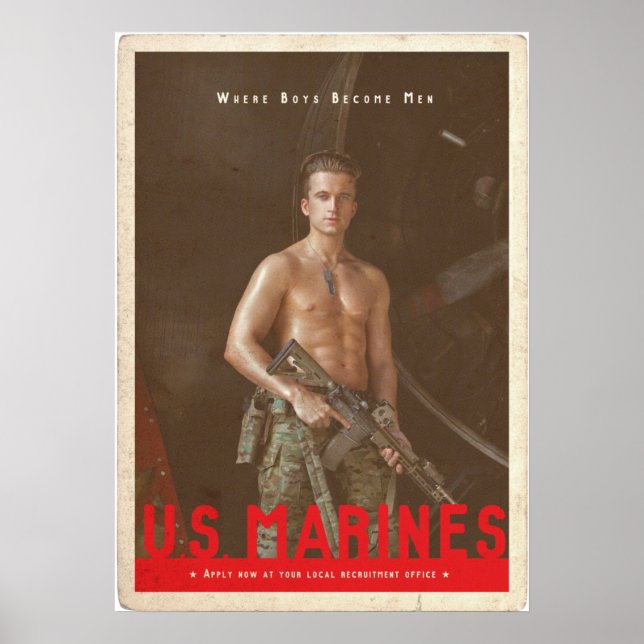 US Marine Recruitment Poster (Front)