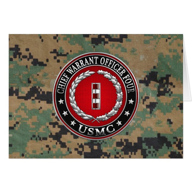 US Marines: Chief Warrant Four (USMC CWO-4) [3D] (Front Horizontal)