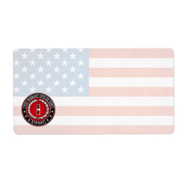 US Marines: Chief Warrant Three (USMC CWO-3) [3D] (Front)