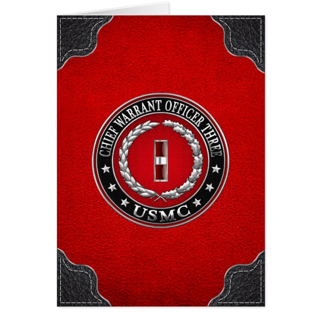 US Marines: Chief Warrant Three (USMC CWO-3) [3D] (Front)