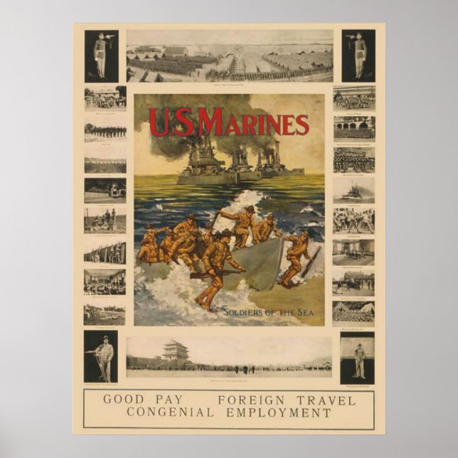 US Marines Poster (Front)
