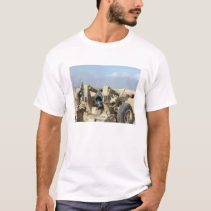 US Marines prepare to fire a howitzer 2 T-Shirt