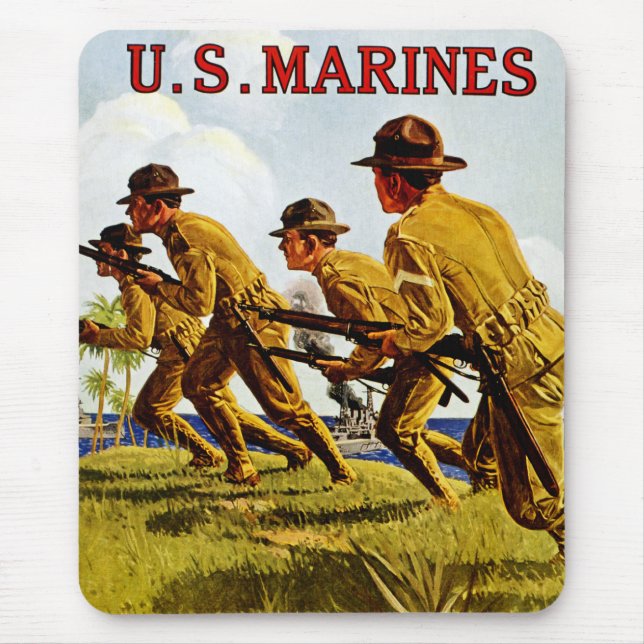 US Marines ~ Soldiers of the Sea Mouse Pad (Front)
