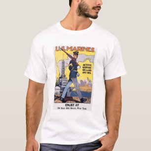 US Marines World War I Poster T-Shirt