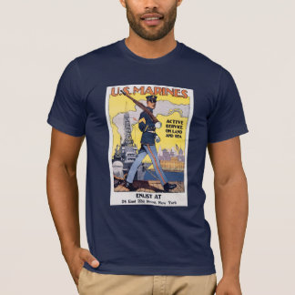 US Marines World War I Poster T-Shirt