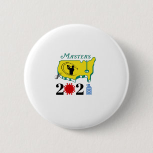 us masters  GOLF 2021 6 Cm Round Badge