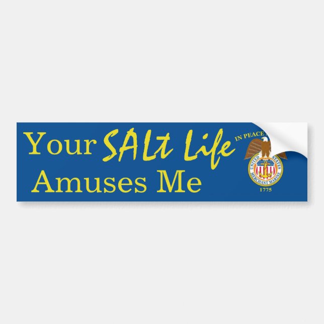 US Merchant Marine Bumper Sticker (Front)