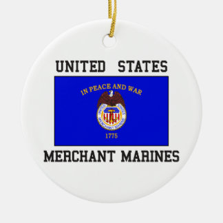 US Merchant Marine Ceramic Tree Decoration