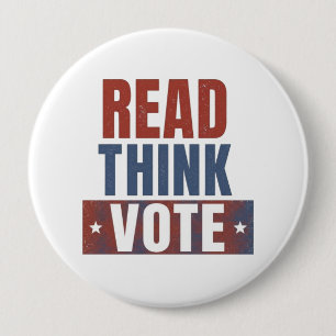 US Midterms Round 10 Cm Round Badge