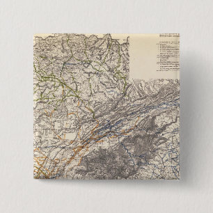 US Military 15 Cm Square Badge