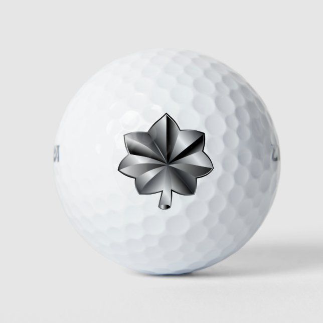 US Military Rank - Lieutenant Colonel Golf Balls (Front)