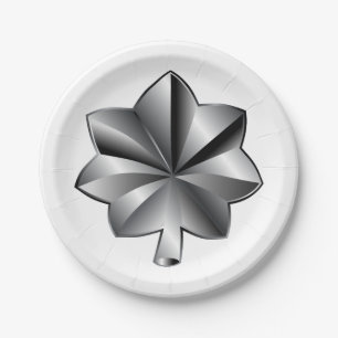 US Military Rank - Lieutenant Colonel Paper Plate