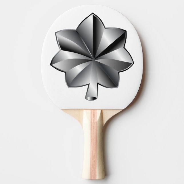 US Military Rank - Lieutenant Colonel Ping Pong Paddle (Front)