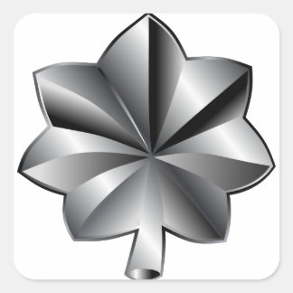 US Military Rank - Lieutenant Colonel Square Sticker