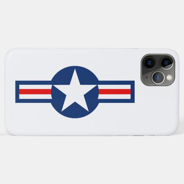 US MILITARY ROUNDEL Case-Mate iPhone CASE (Back (Horizontal))