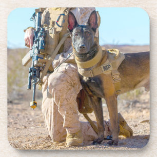 US MILITARY WORKING DOG COASTER