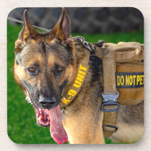 US MILITARY WORKING DOG COASTER