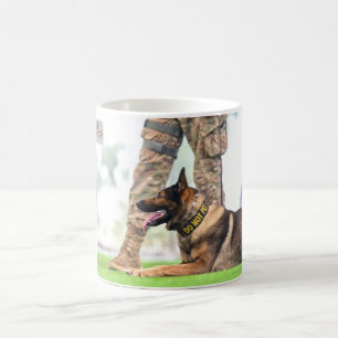 US MILITARY WORKING DOG COFFEE MUG