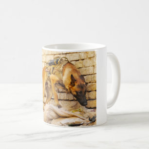 US MILITARY WORKING DOG COFFEE MUG