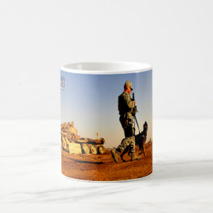 US MILITARY WORKING DOG COFFEE MUG