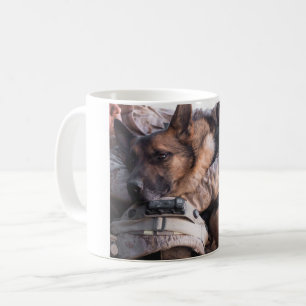 US MILITARY WORKING DOG COFFEE MUG