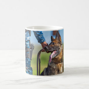 US MILITARY WORKING DOG COFFEE MUG