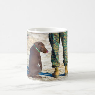 US MILITARY WORKING DOG COFFEE MUG