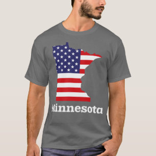 US Minnesota Map Design for proud Minnesotans T-Shirt