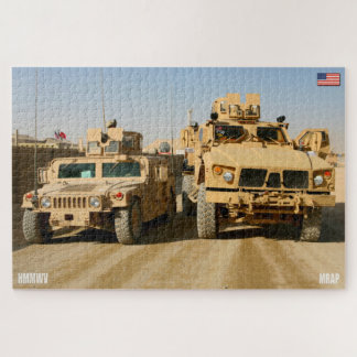 US MRAP VEHICLE (20x30 inch) Jigsaw Puzzle