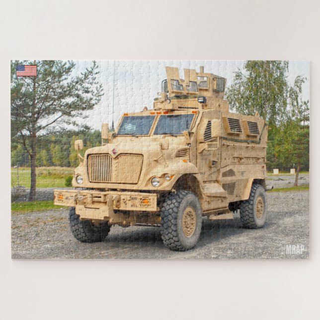 US MRAP VEHICLE (20x30 inch) Jigsaw Puzzle (Horizontal)