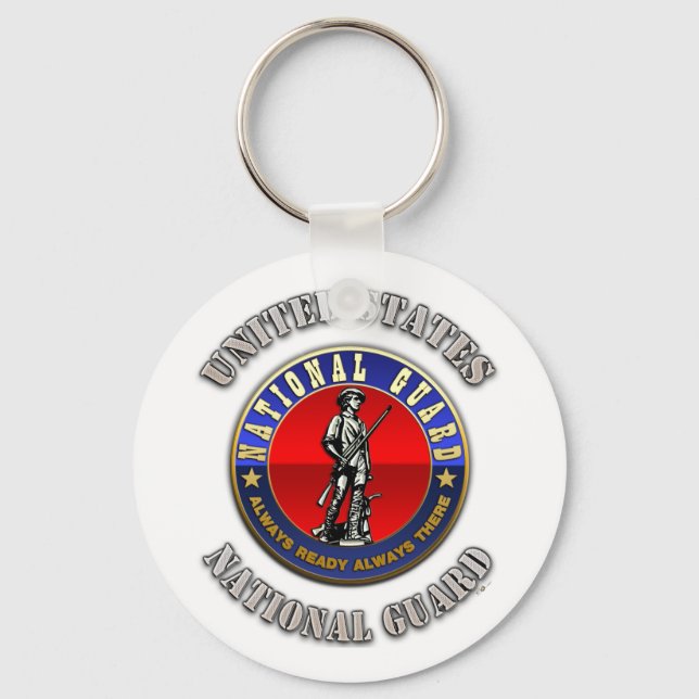 US National Guard Key Ring (Front)