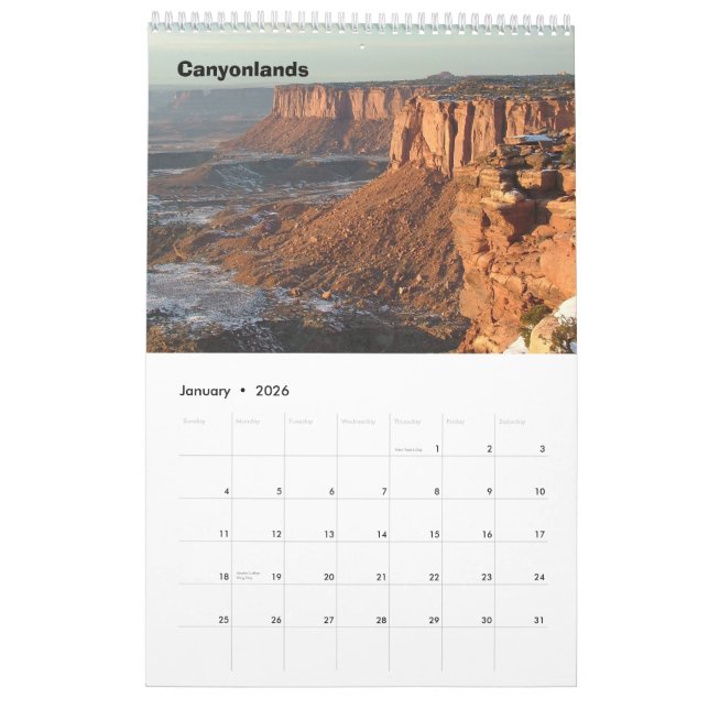 US National Parks 2010 Calendar (Jan 2026)