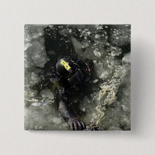 US Navy Diver 15 Cm Square Badge