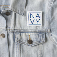 US NAVY pin in Blue and White