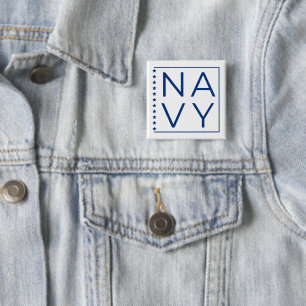 US NAVY pin in Blue and White