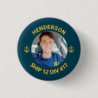US Navy PIR Photo Button Bootcamp Graduation