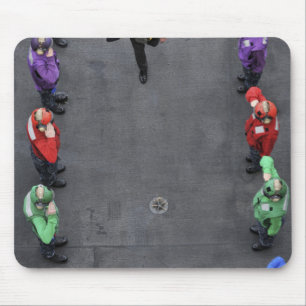 US Navy rainbow sideboys Mouse Pad