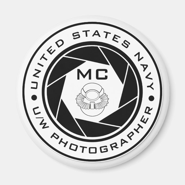 US Navy Underwater Photographer MC Magnet (Front)
