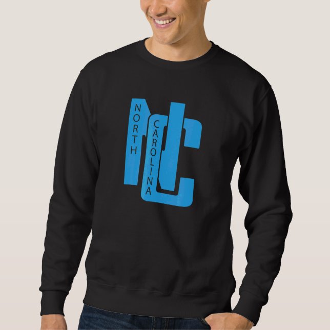Us Nc Tar Heel State North Carolina Home  Pride Sweatshirt (Front)