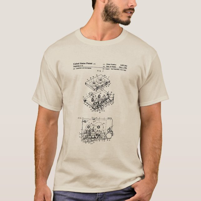 US Patent - Casette Player T-Shirt (Front)