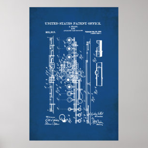 US Patent - Flute Poster