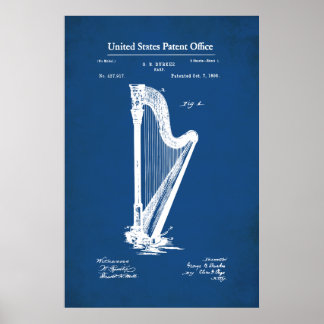 US Patent - Harp Poster