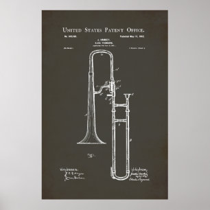 US Patent - Trombone Poster