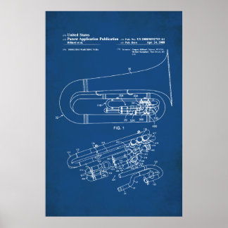 US Patent - Tuba Poster