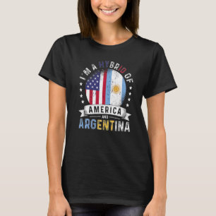 US Patriot Argentina Flag American Argentinian Gro T-Shirt