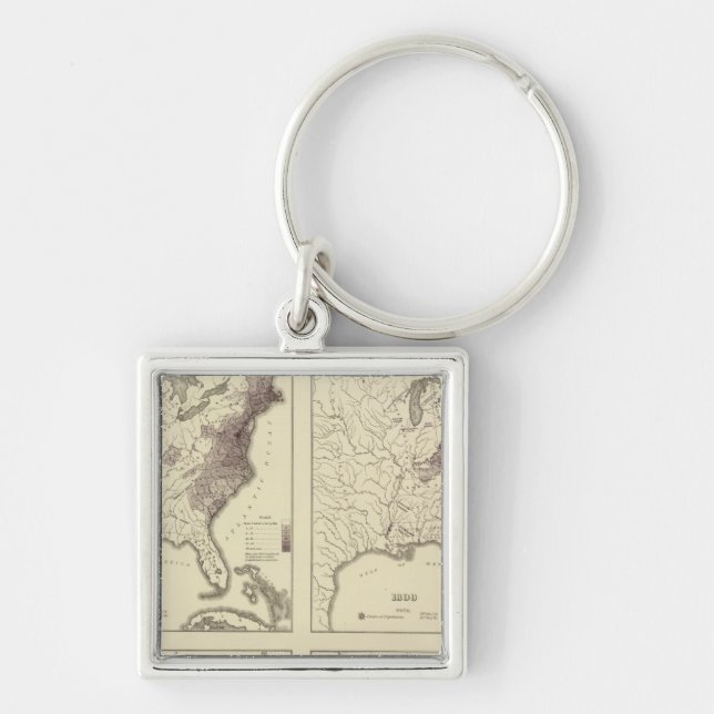 US Population 1790-1820 Key Ring (Front)