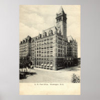 US Post Office Washington DC 1907 vintage
