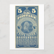 US Postage Stamp for Newspapers and Periodicals