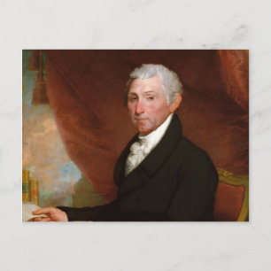 US President James Monroe by Gilbert Stuart Postcard