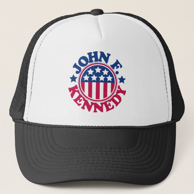 US President John F Kennedy Trucker Hat (Front)